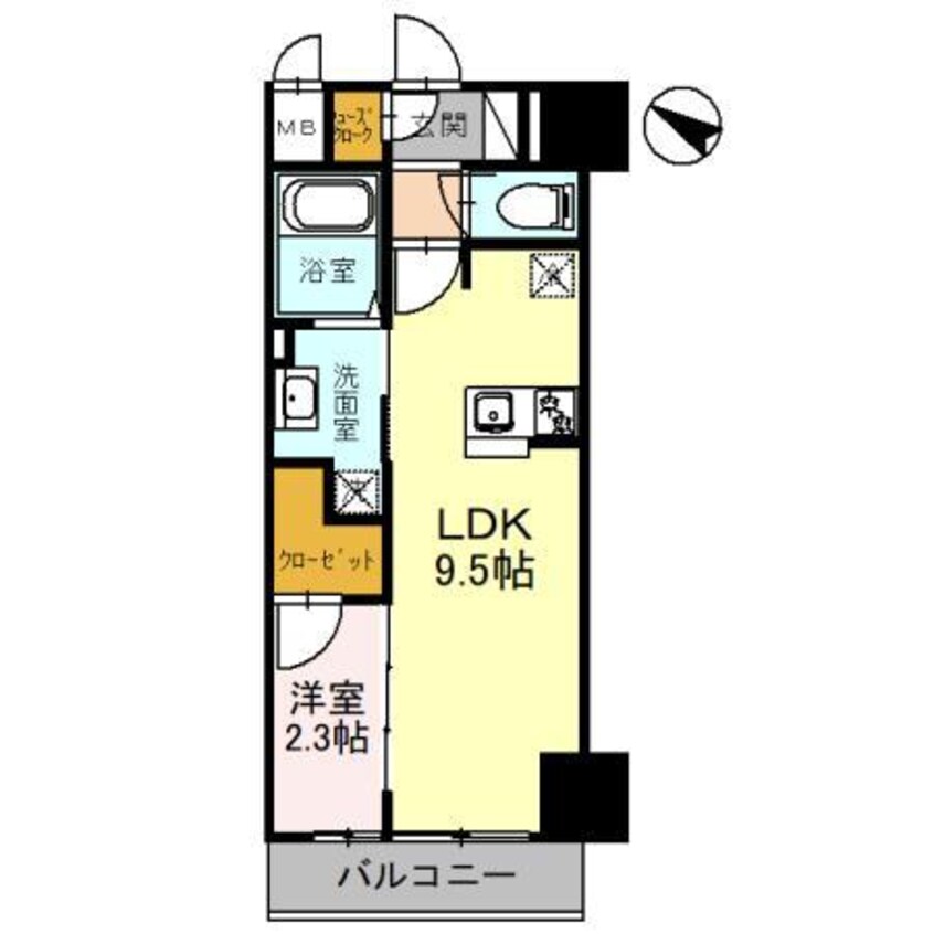 間取図 グラン・ルポ高崎（高崎市新田町）