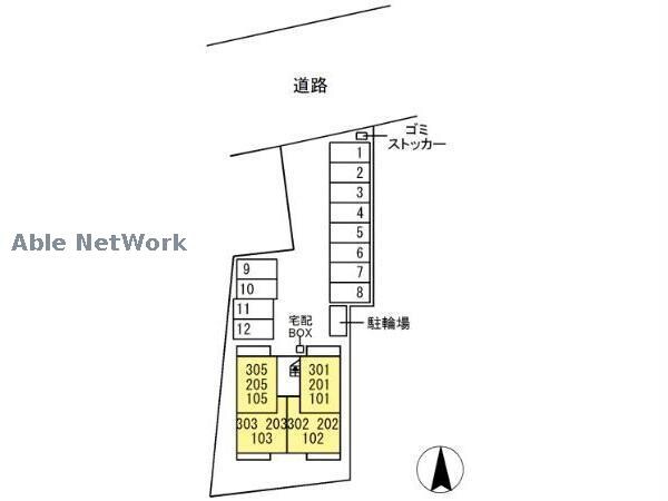  D-ROOM紅雲町A（前橋市紅雲町）