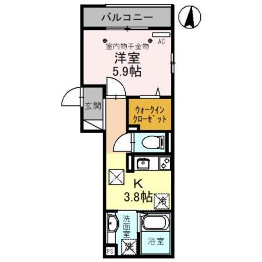 間取図 ルピナス（前橋市南町）