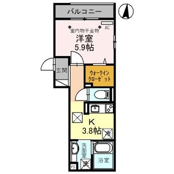 間取図 ルピナス（前橋市南町）