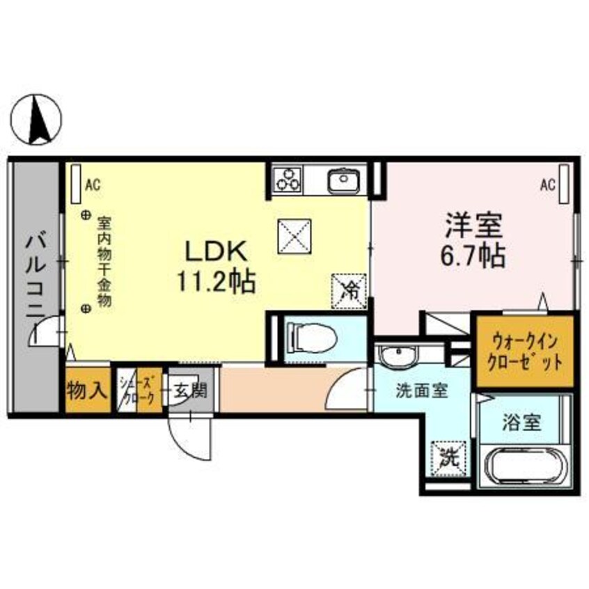 間取図 フェリーチェTAKASAKI（高崎市江木町）