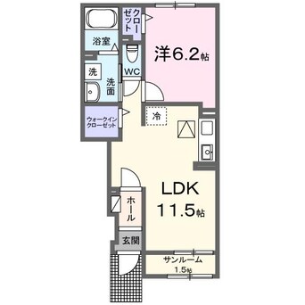 間取図 ラルジュ・コリーヌ（高崎市下小鳥町）