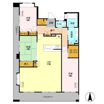 間取図 シーズガーデン高崎ラピア901（高崎市高砂町）