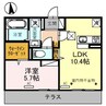 フィエルテ（高崎市飯塚町） 1LDKの間取り