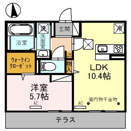 間取り図 フィエルテ（高崎市飯塚町）