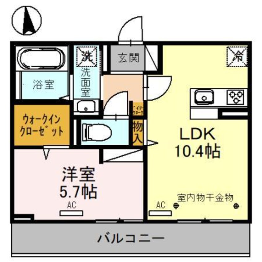 間取図 フィエルテ（高崎市飯塚町）