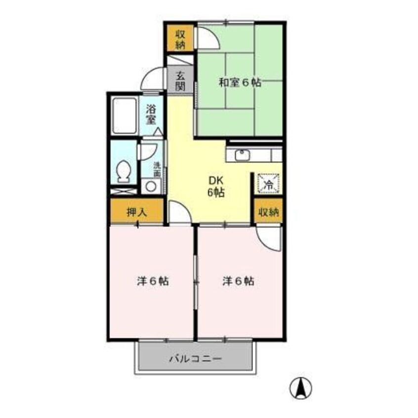 間取図 メゾンファミール（高崎市緑町）