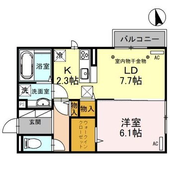 間取図 МＮハウス中居（高崎市中居町）