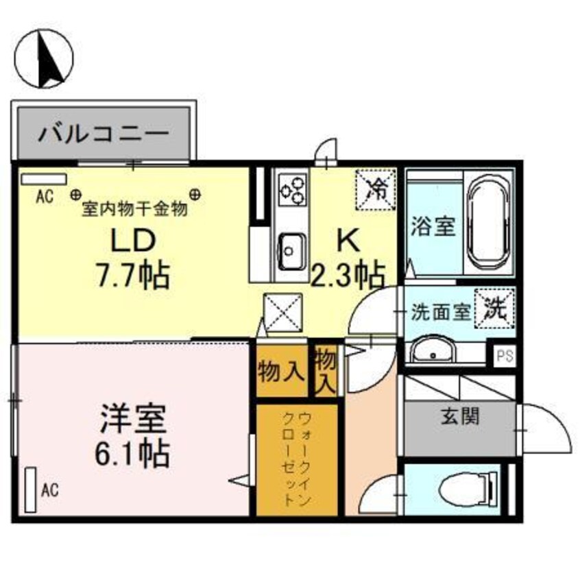 間取図 МＮハウス中居（高崎市中居町）