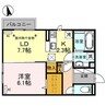 МＮハウス中居（高崎市中居町） 1LDKの間取り