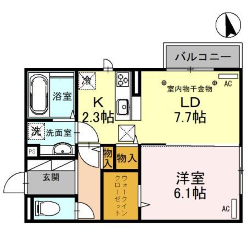 間取図 МＮハウス中居（高崎市中居町）