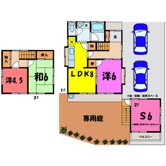 間取図 佐波郡玉村町角渕戸建（佐波郡玉村町大字角渕）