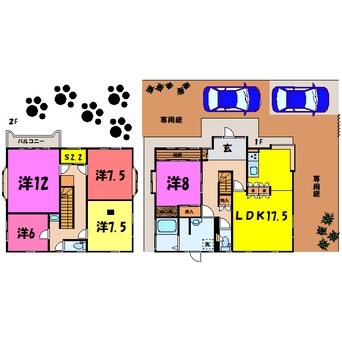 間取図 新町八木戸建（高崎市新町）