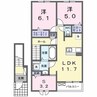 リバーサイド広瀬（前橋市広瀬町） 2LDK+Sの間取り