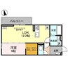 D-ROOM大橋町 1LDKの間取り