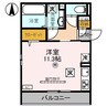 マヌール 1Rの間取り