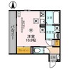 マヌール 1Rの間取り