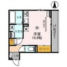 マヌール 1Rの間取り