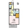(仮)D-ROOM千代田町 1Kの間取り