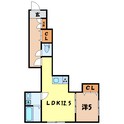 K・グランデ台新田の間取図
