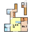 K・グランデ台新田の間取図