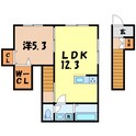K・グランデ台新田の間取図