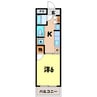 リード藤岡 1Kの間取り
