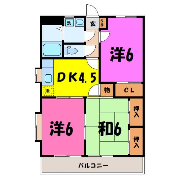 間取り図 ラフェスタ深谷