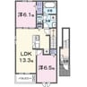 マルベリーガーデンⅡ 2LDKの間取り