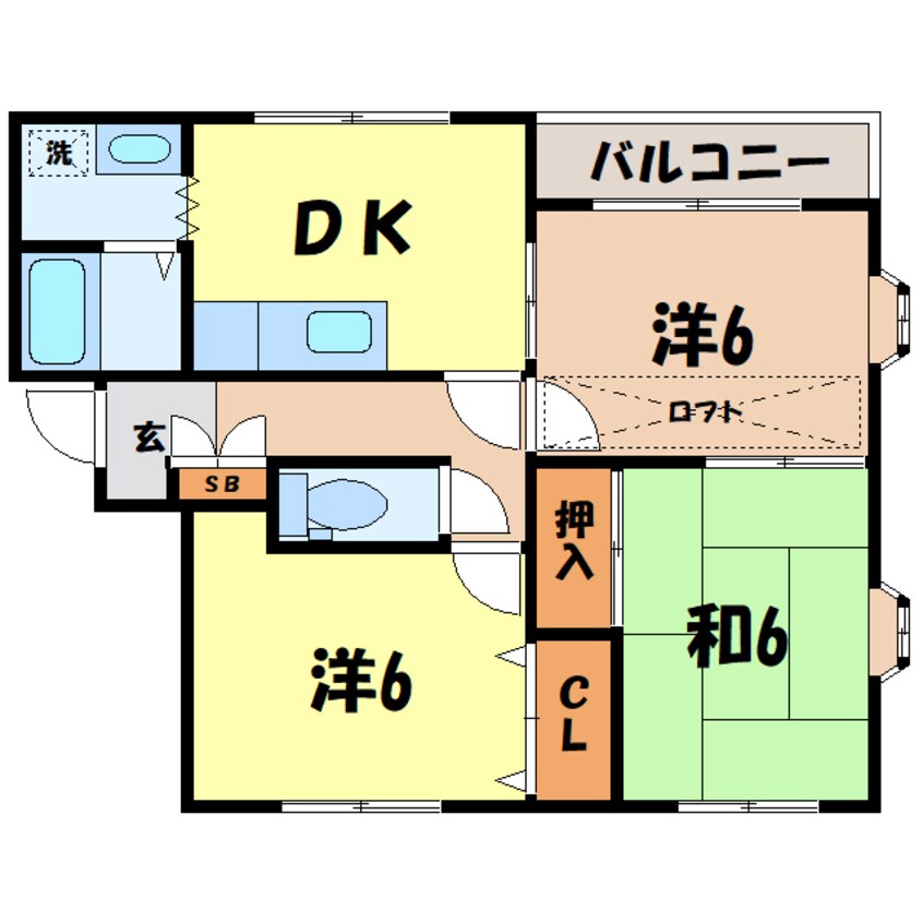 間取図 ガーデンハイツ清光 Ⅱ