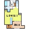 K・グランデ倉賀野 1LDKの間取り