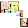 K・グランデ倉賀野 1LDKの間取り
