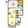 ペルル・ノワール　A/B 1LDKの間取り