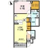 ペルル・ノワール　A/B 1LDKの間取り