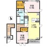 ペルル・ノワール　A/B 2LDKの間取り
