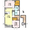 ペルル・ノワール　A/B 2LDKの間取り