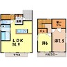 グレイス高崎 2LDKの間取り