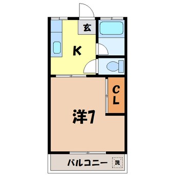 間取図 三樹ハイツ 島野町