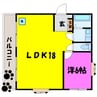 センチュリー２１別館 1LDKの間取り