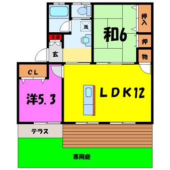 間取図 浅間パレス（安中市原市）