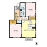 グリーンハウスA・B・C 2LDKの間取り