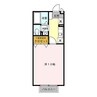 リビングタウン上並榎A・B 1Kの間取り