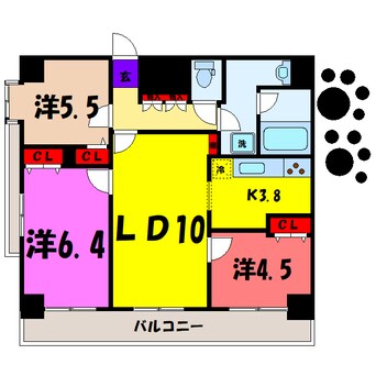 間取図 アーバンポイント高崎（高崎市元紺屋町）