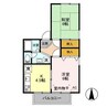 アベニール 2Kの間取り