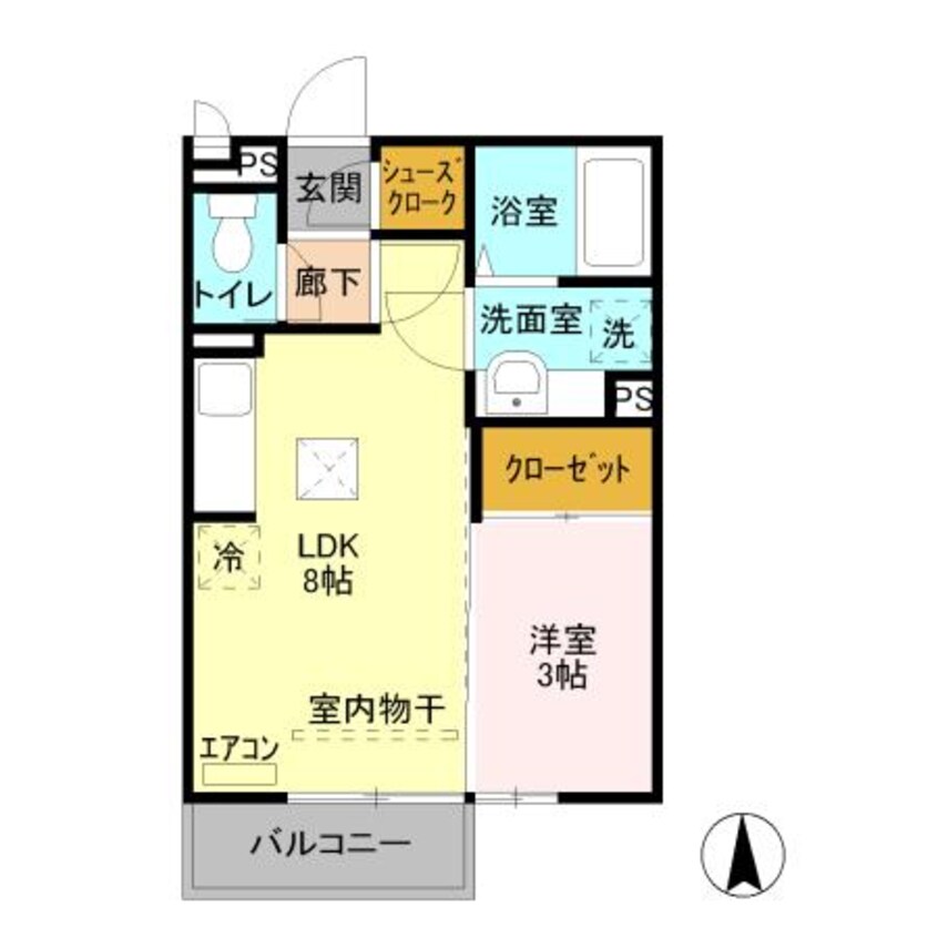 間取図 シャトレ ロザージュ