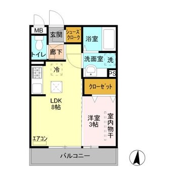 間取図 ブルースカイ（高崎市日高町）