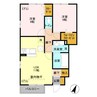 サンモール寺尾 2LDKの間取り