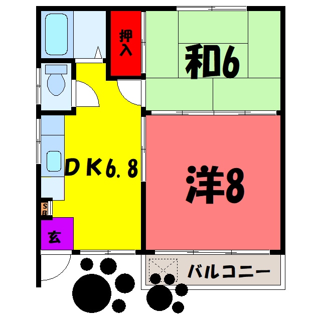 間取り図 林グリーンハイツ