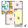 ビュークレストＡ・Ｂ・Ｃ・Ｄ 2DKの間取り