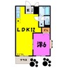 ファーストタウン（前橋市稲荷新田町） 1LDKの間取り